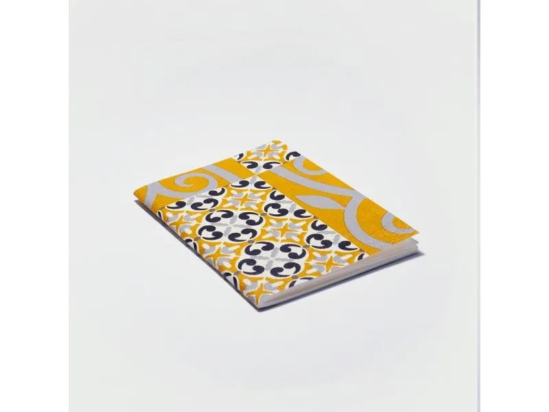 Notiz- und Skizzenheft A6 Fliesen / carrelage yellow