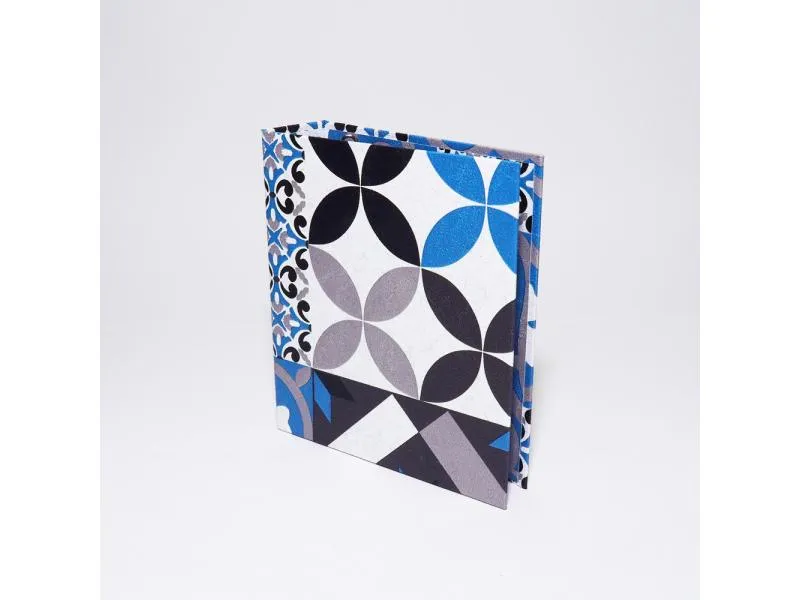 Ringordner A6 Fliesen / carrelage blue