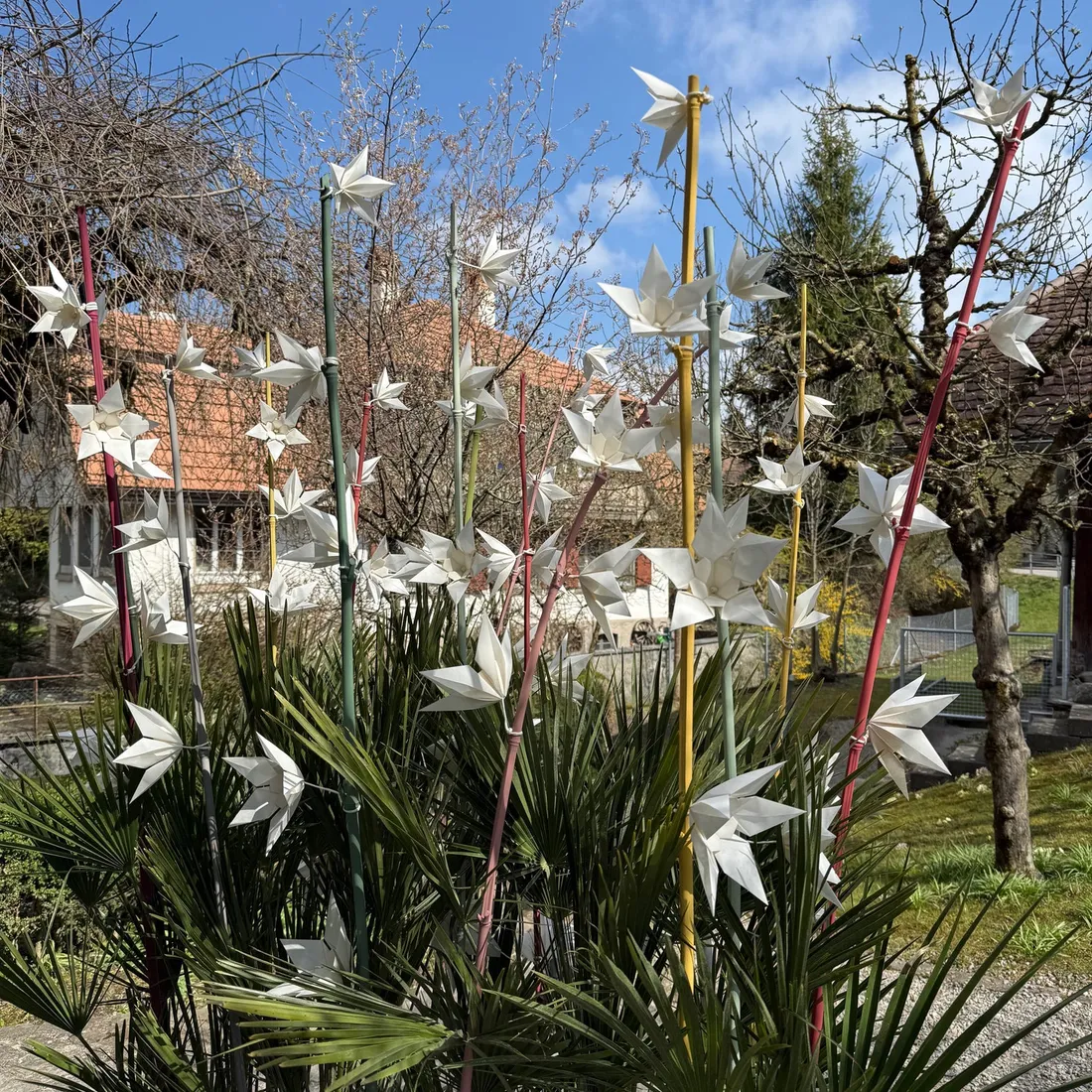 Bastelset Origami Blume der Ewigkeit "Osterbrunnen 26", Ansicht 4
