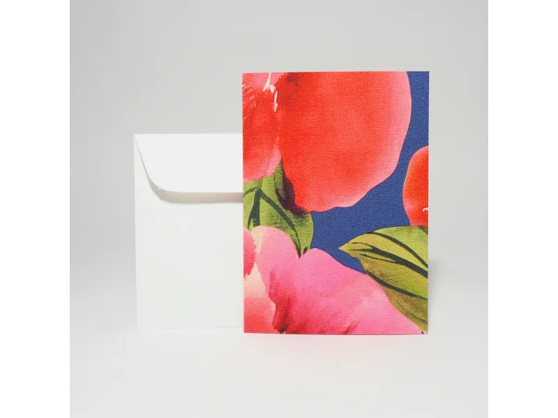 Design-Grusskarte A6 Kimono