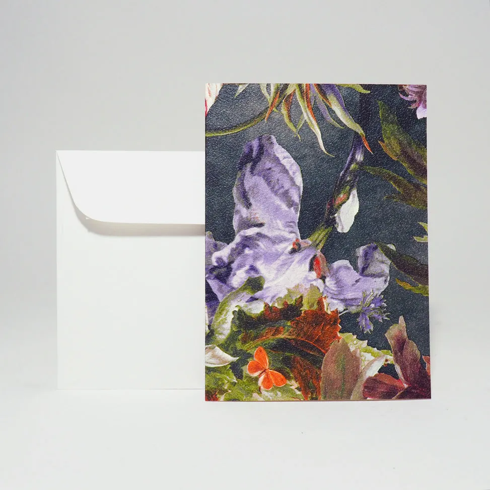 Design-Grusskarte A6 Passepartout red