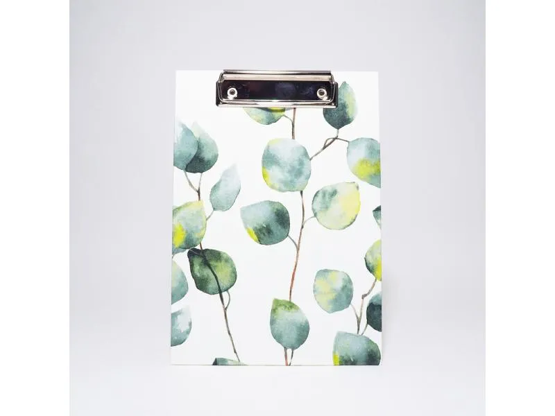 Klemmbrett A5 Blättern / feuilles green
