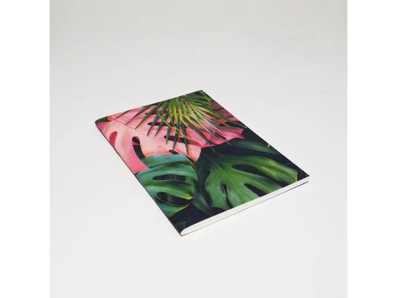 Notiz- und Skizzenheft A6 Dschungel / jungle pink