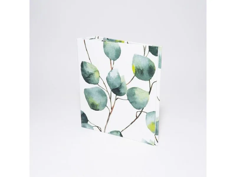 Ringordner A6 Blättern / feuilles green