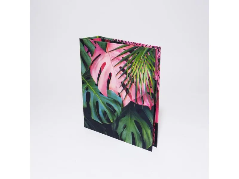 Ringordner A6 Dschungel / jungle pink