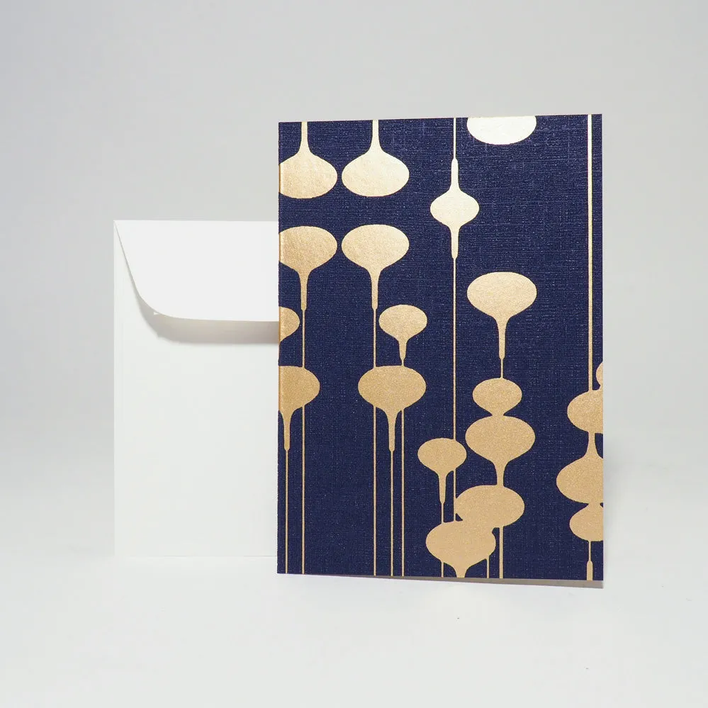 Design-Grusskarte A6 New Life blue