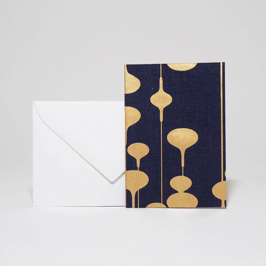 Design-Grusskarte A7 New Life blue