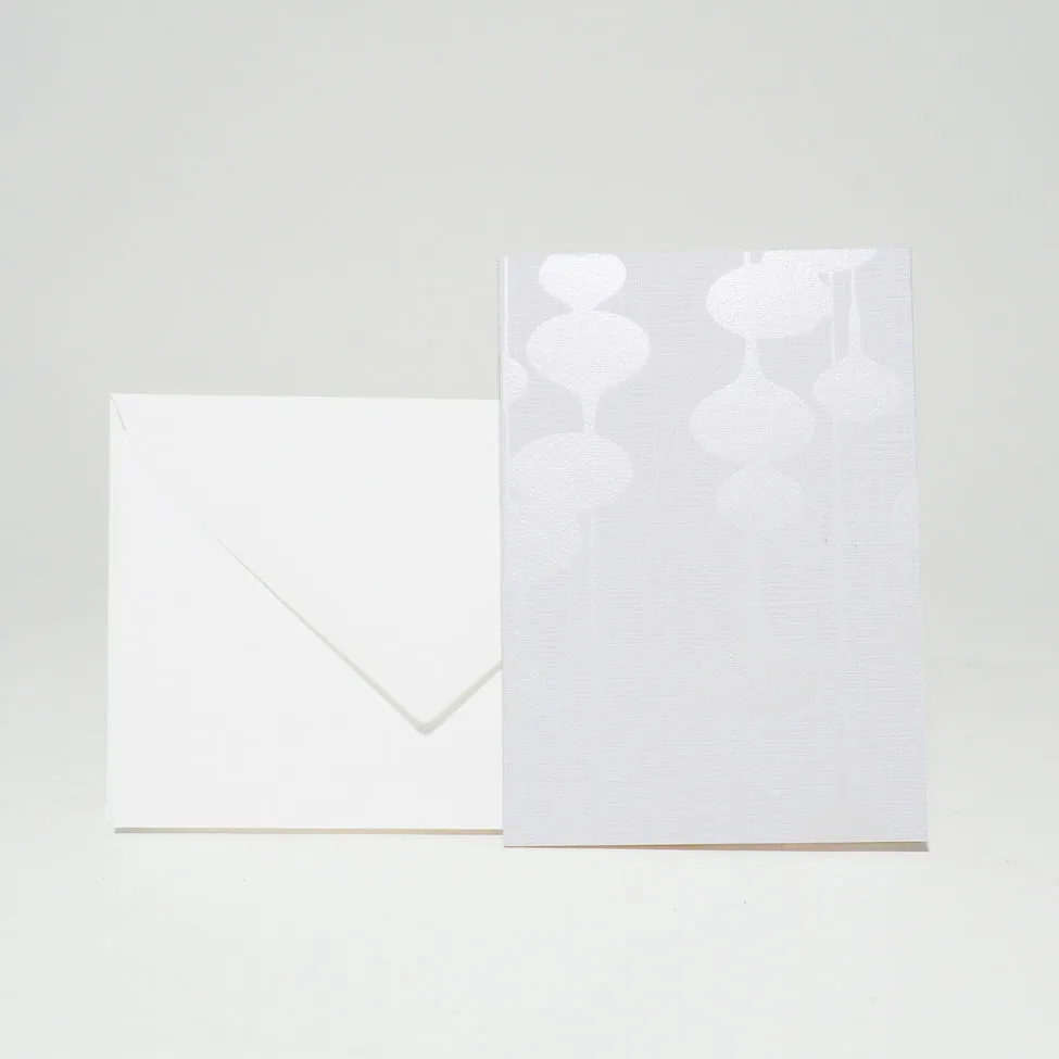 Design-Grusskarte A7 New Life white