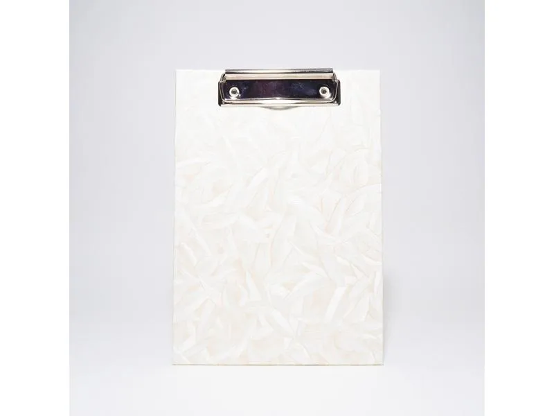 Klemmbrett A5 Glööckler Floral creme