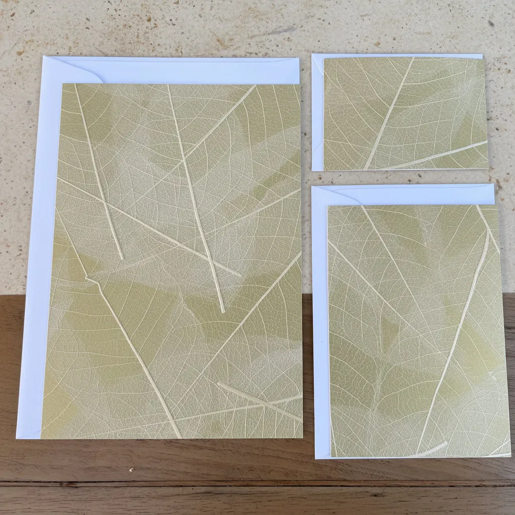 Design Skelettblattla gold