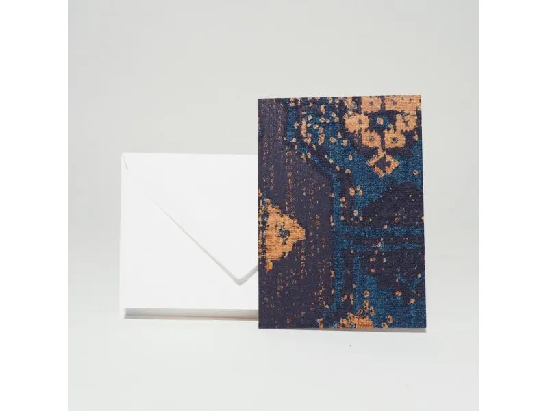 Design-Grusskarte A7 Oriental Stories blue
