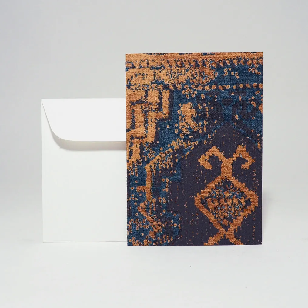 Design-Grusskarte A6 Oriental Stories blue