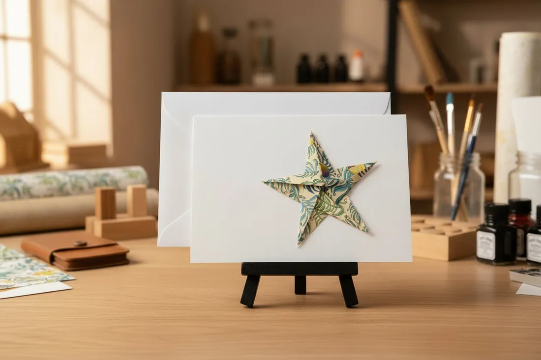 Origami Grusskarte