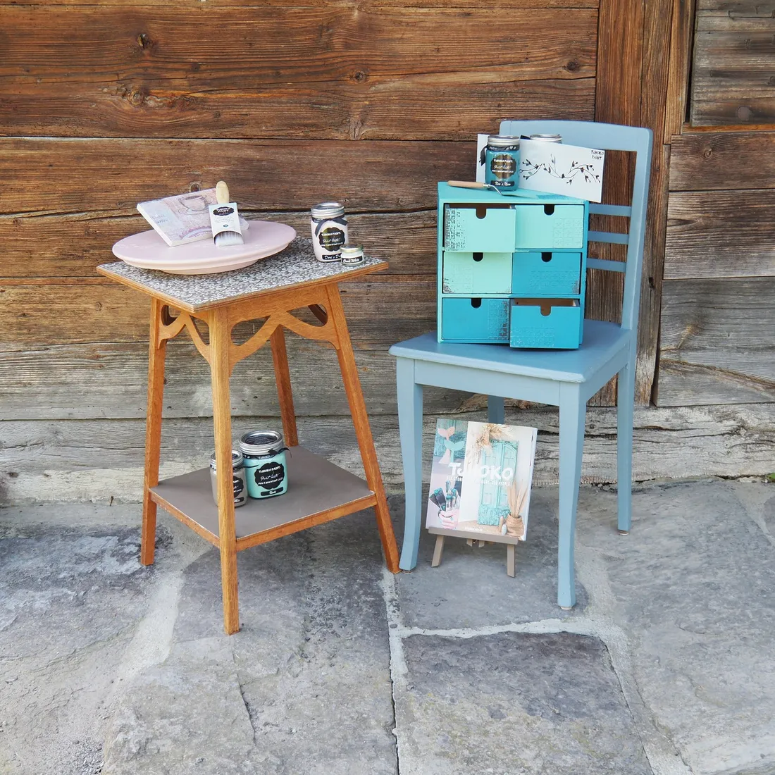 Malkurs mit Thjoko Paint Farben / workshop