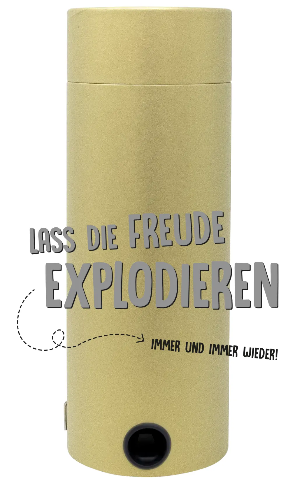Wiederverwendbare Tischbombe